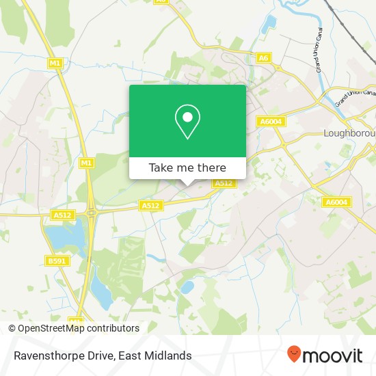 Ravensthorpe Drive map