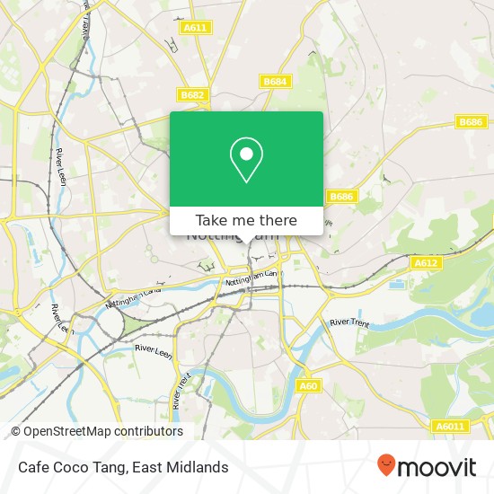 Cafe Coco Tang, Byard Lane Nottingham Nottingham NG1 2 map