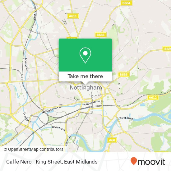 Caffe Nero - King Street, 8 King Street Nottingham Nottingham NG1 2AS map