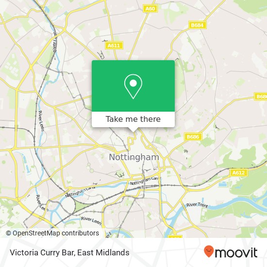 Victoria Curry Bar, 39 Mansfield Road Nottingham Nottingham NG1 3FB map