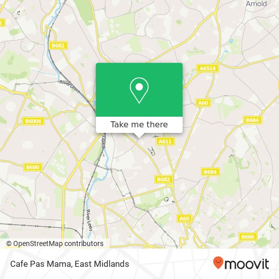 Cafe Pas Mama, 367 Haydn Road Nottingham Nottingham NG5 1 map