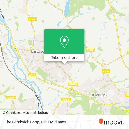 The Sandwich Shop, 52 Valley Drive Newthorpe Nottingham NG16 2 map