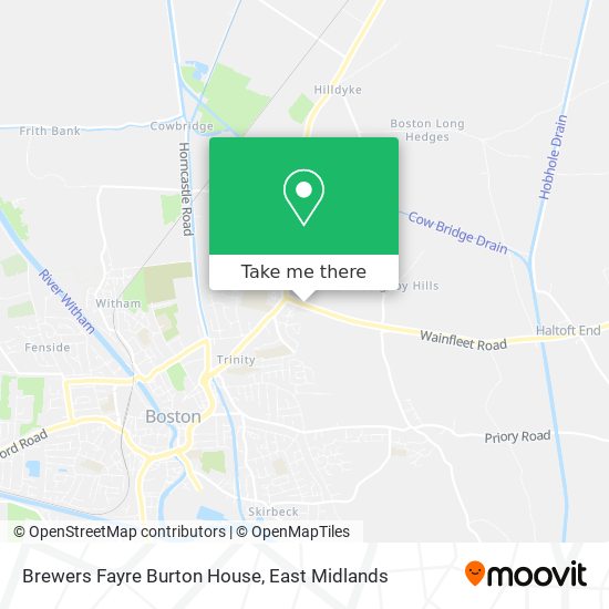 Brewers Fayre Burton House map