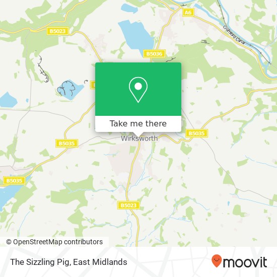The Sizzling Pig map