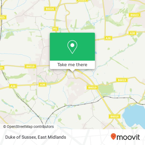Duke of Sussex, Alfreton Road Pinxton Nottingham NG16 6JZ map