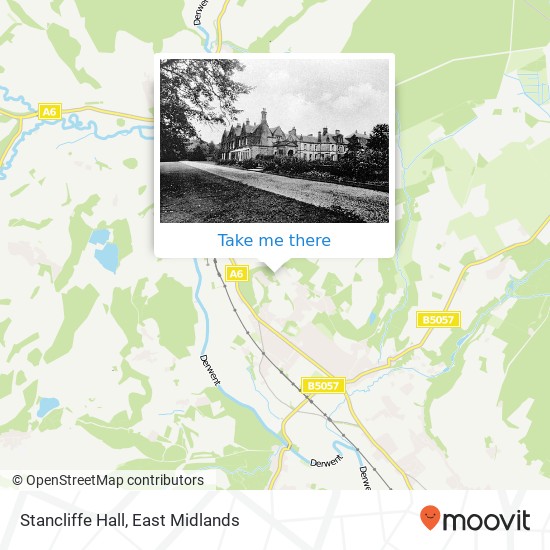 Stancliffe Hall map