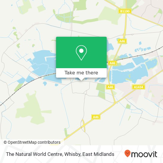 The Natural World Centre, Whisby, Moor Lane Thorpe on the Hill Lincoln LN6 9 map