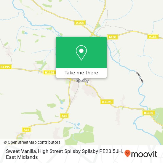 Sweet Vanilla, High Street Spilsby Spilsby PE23 5JH map