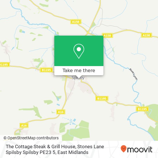 The Cottage Steak & Grill House, Stones Lane Spilsby Spilsby PE23 5 map