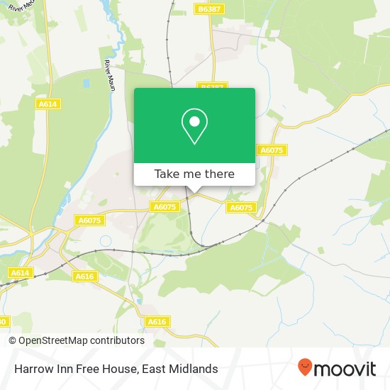 Harrow Inn Free House map