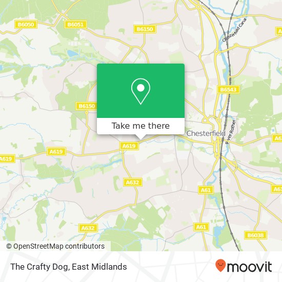 The Crafty Dog, 261 Chatsworth Road Chesterfield Chesterfield S40 2 map