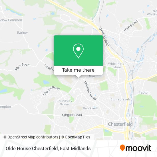 Olde House Chesterfield map