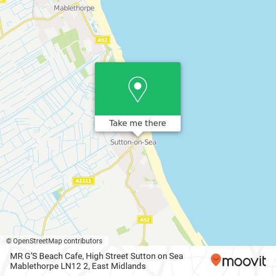 MR G’S Beach Cafe, High Street Sutton on Sea Mablethorpe LN12 2 map