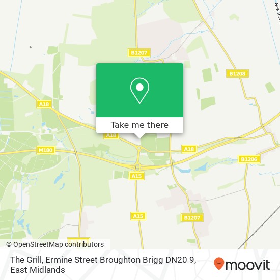 The Grill, Ermine Street Broughton Brigg DN20 9 map