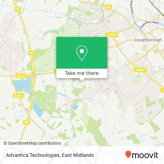 Advantica Technologies map