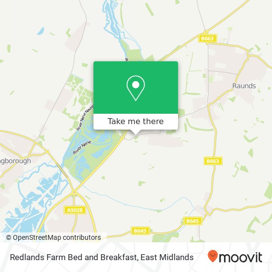 Redlands Farm Bed and Breakfast map