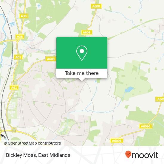 Bickley Moss map