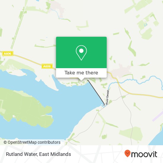Rutland Water map