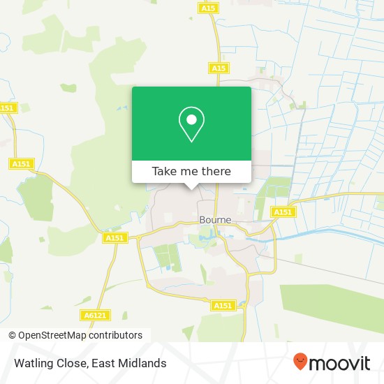 Watling Close map