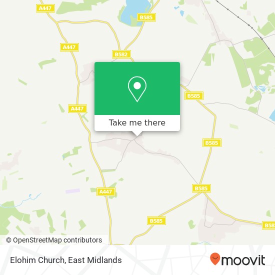 Elohim Church map