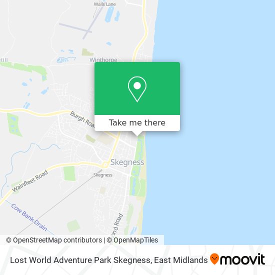 Lost World Adventure Park Skegness map