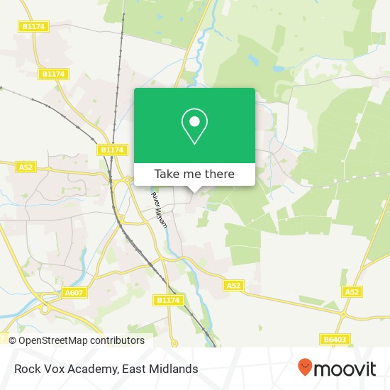 Rock Vox Academy map