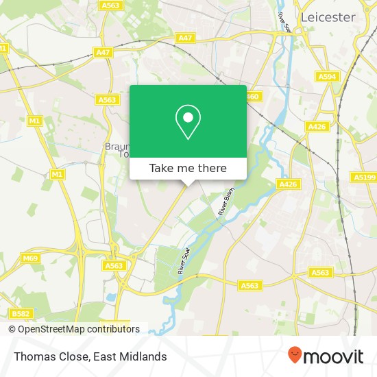 Thomas Close map