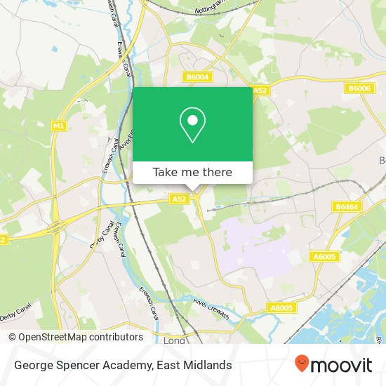 George Spencer Academy map