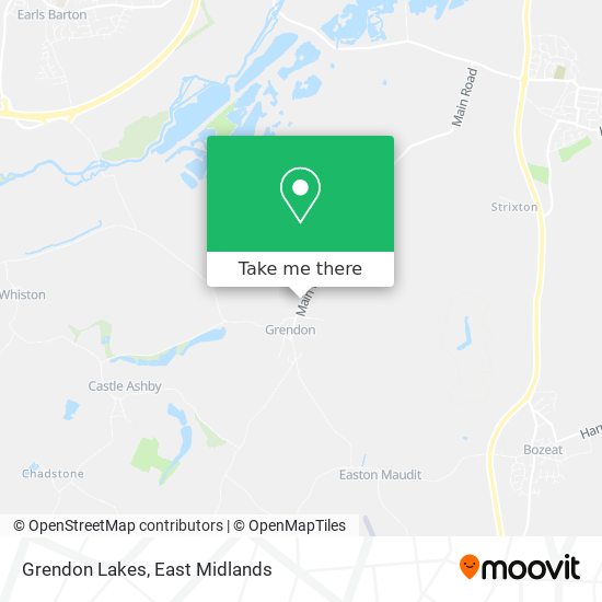Grendon Lakes map
