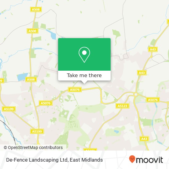 De-Fence Landscaping Ltd map