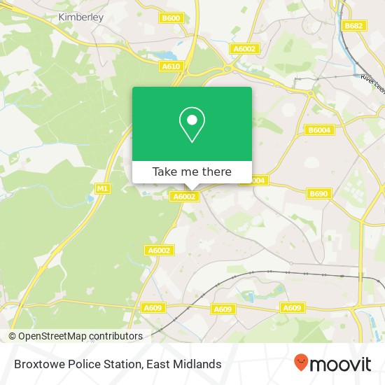 Broxtowe Police Station map