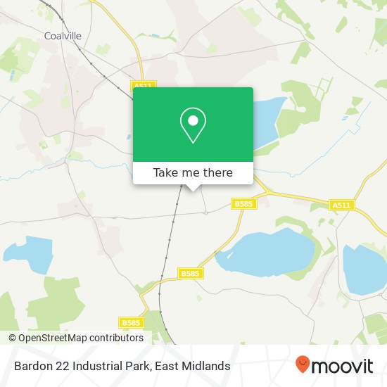 Bardon 22 Industrial Park map
