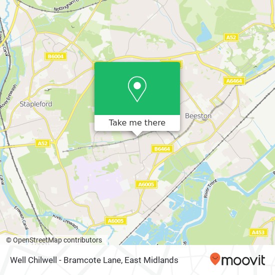 Well Chilwell - Bramcote Lane map