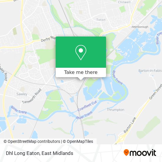 Dhl Long Eaton map