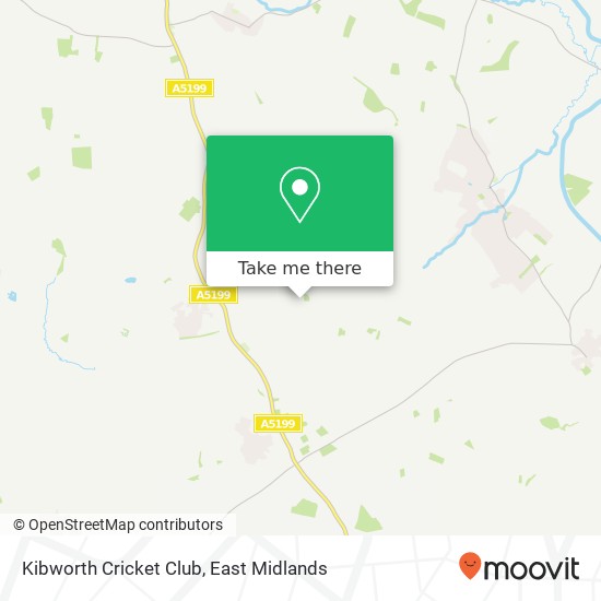 Kibworth Cricket Club map