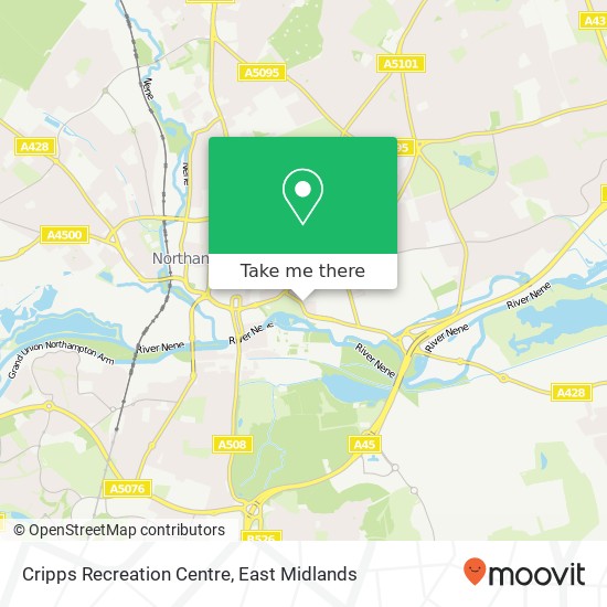 Cripps Recreation Centre map