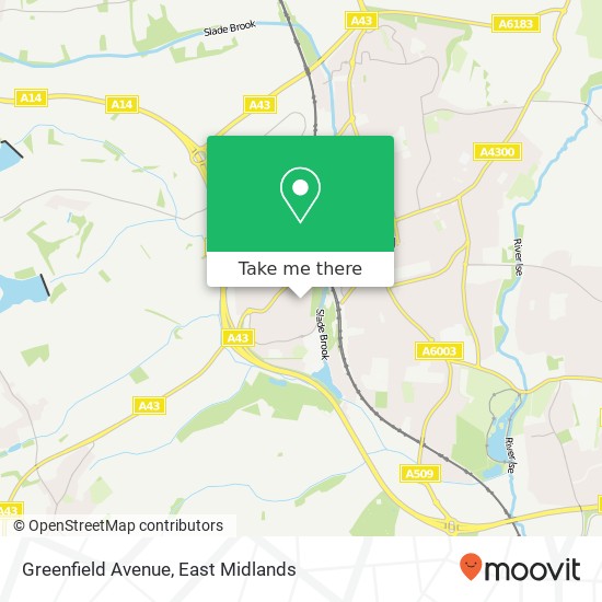 Greenfield Avenue map