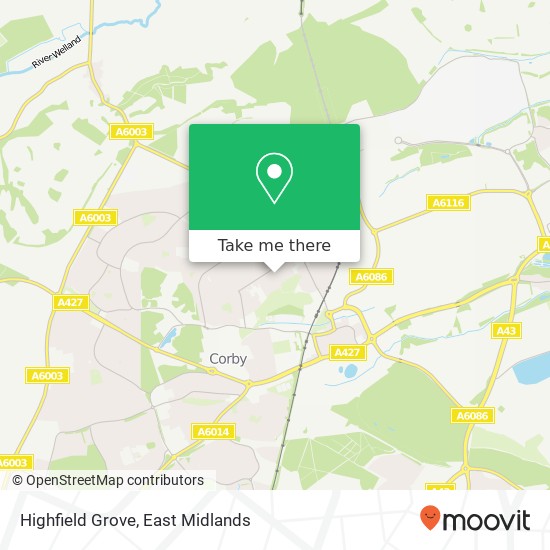 Highfield Grove map