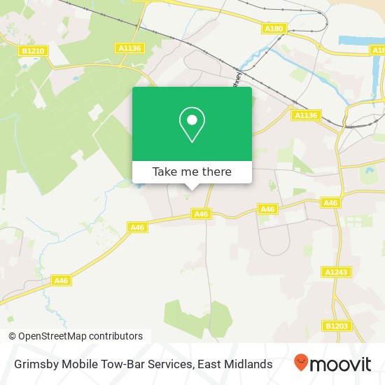 Grimsby Mobile Tow-Bar Services map