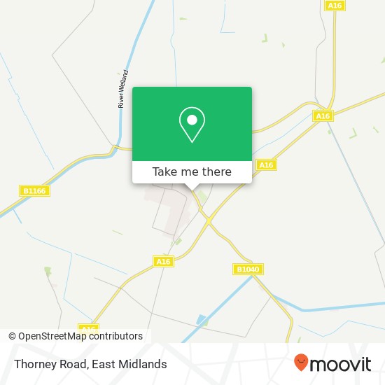 Thorney Road map