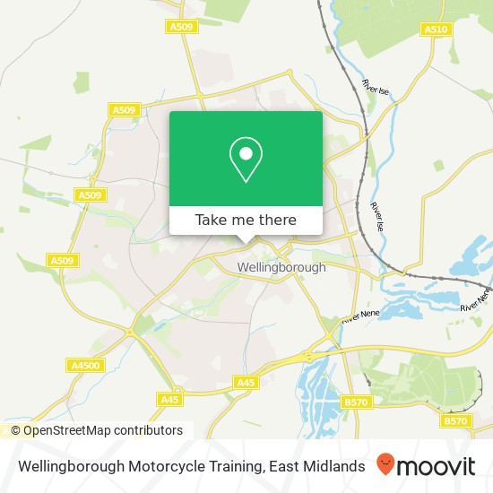 Wellingborough Motorcycle Training map
