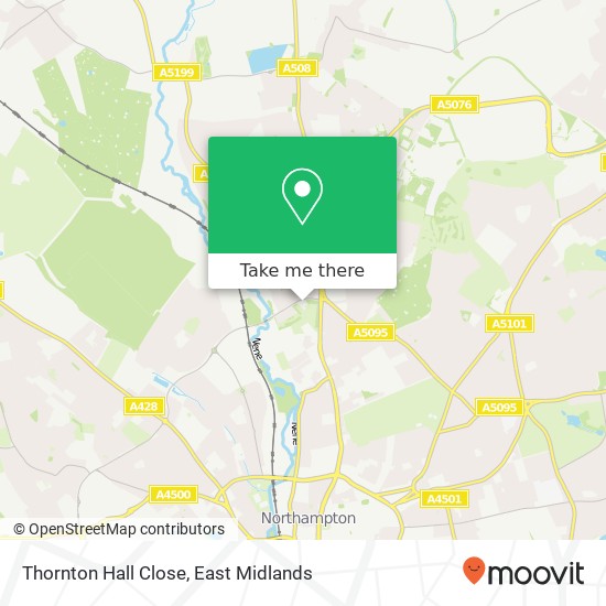 Thornton Hall Close map