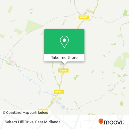 Salters Hill Drive map