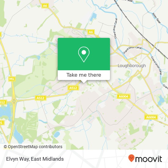 Elvyn Way map