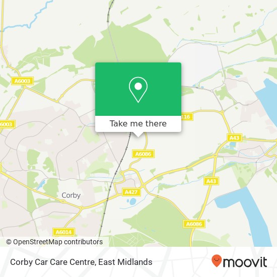 Corby Car Care Centre map