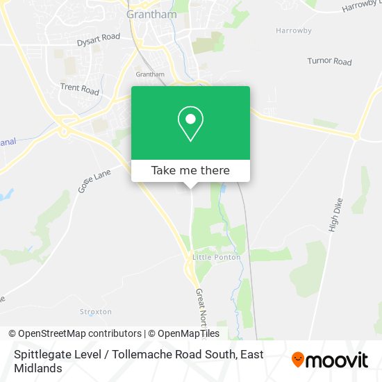 Spittlegate Level / Tollemache Road South map