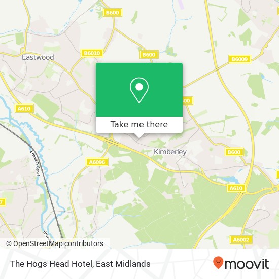 The Hogs Head Hotel map