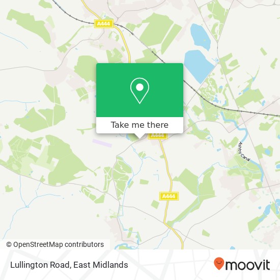 Lullington Road map