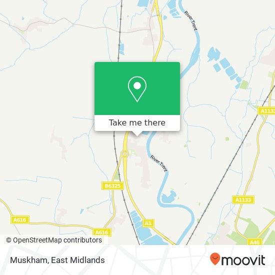 Muskham map