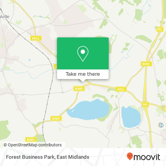 Forest Business Park map